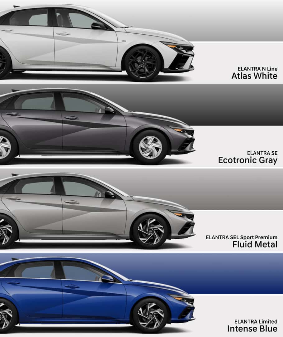 Hyundai Elantra Exterior Colors