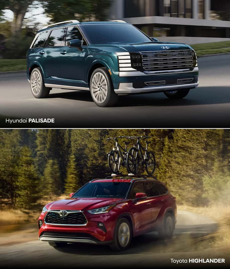 Hyundai Palisade vs. Toyota Highlander
