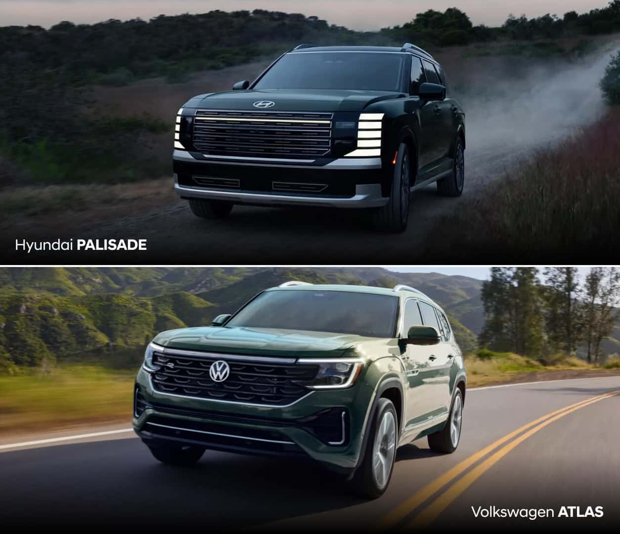Hyundai Palisade vs. Volkswagen Atlas