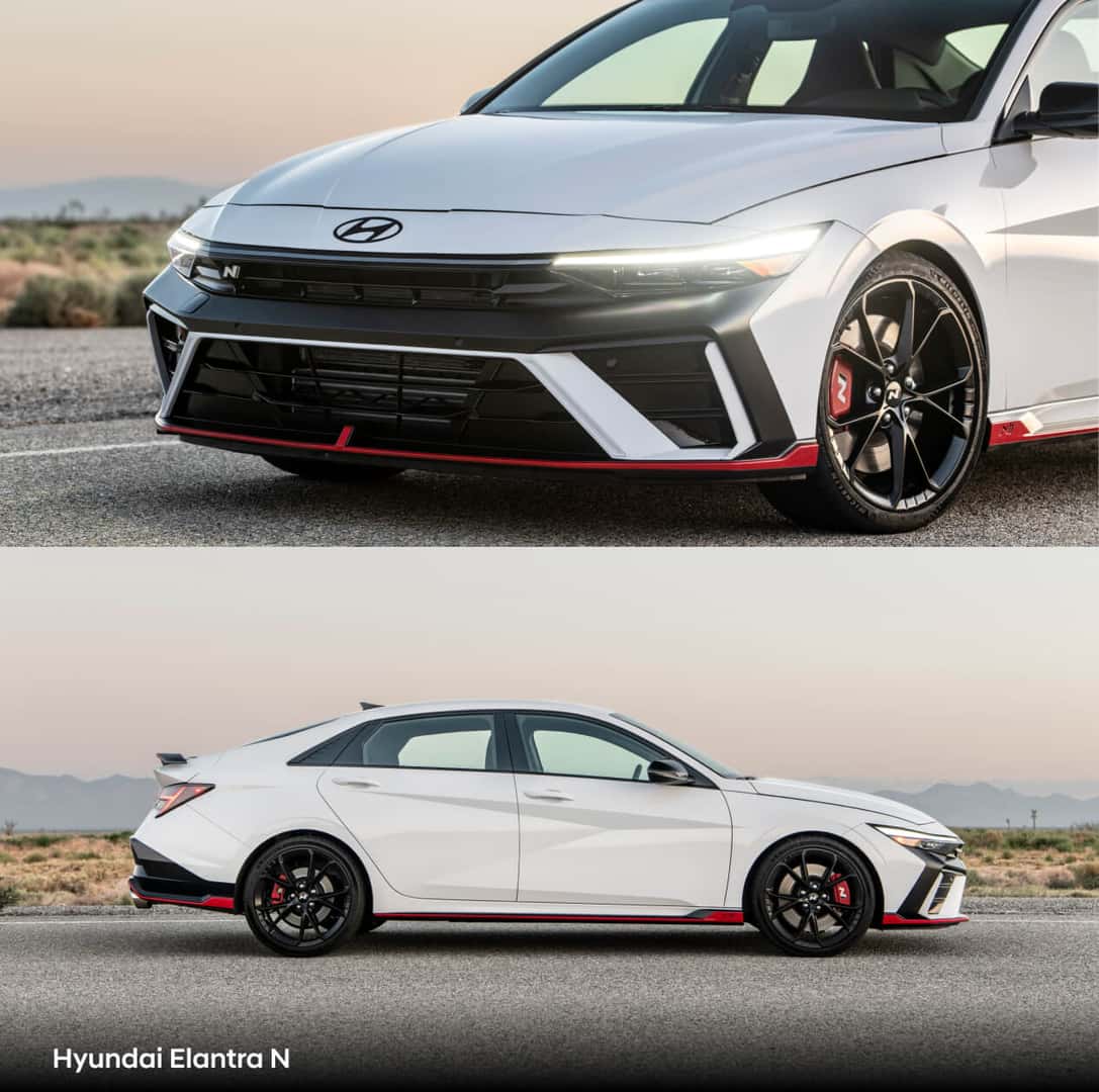 Hyundai Elantra N in White