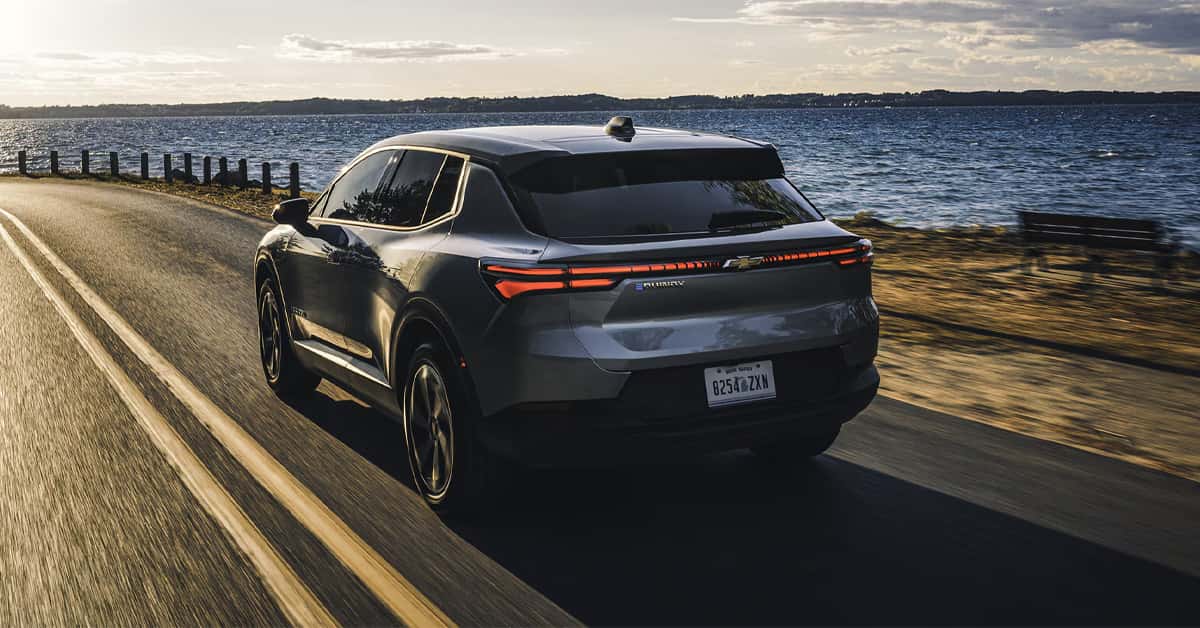 2026 Chevy Equinox EV driving in the highway