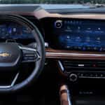 interior dashboard of the 2026 Chevy Suburban