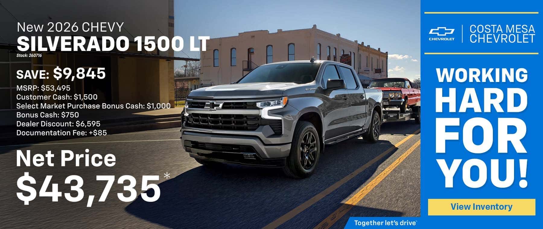 Silverado SAVE $9,845