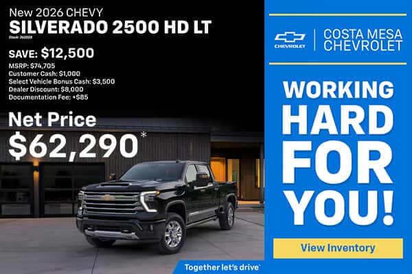 Silverado 2500 Save $12,500