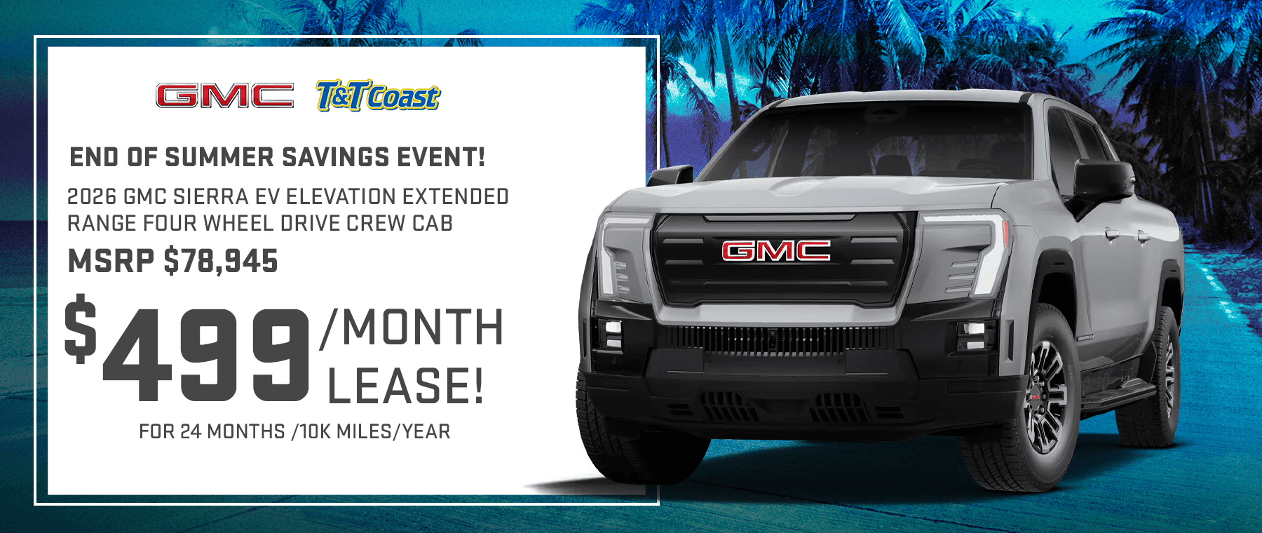 2026 GMC Sierra EV Elevation Extended Range Four Wheel Drive Crew Cab