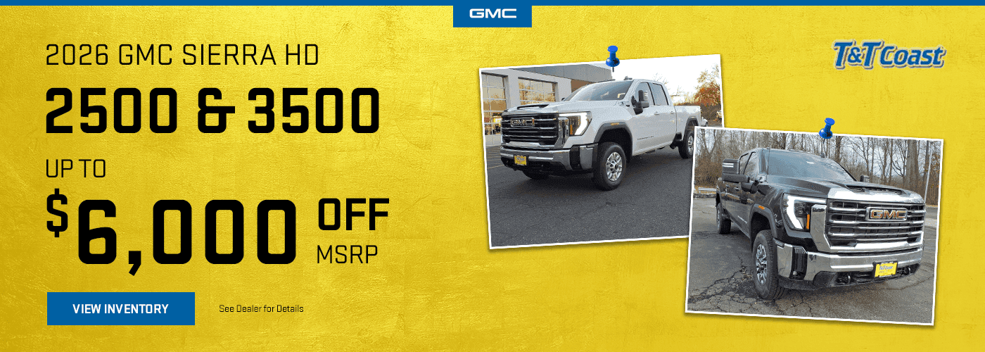 2026 GMC Sierra HD 2 2500 and 3500