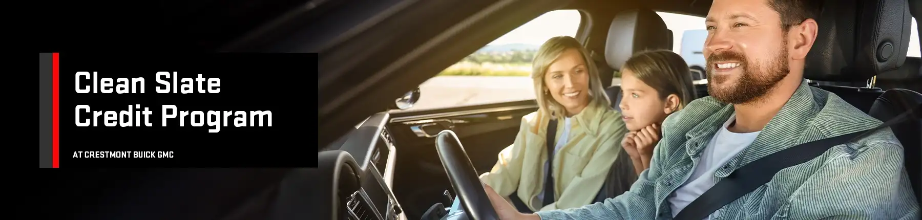 Clean Slate Credit Program: Bad Credit Financing | Crestmont Buick GMC