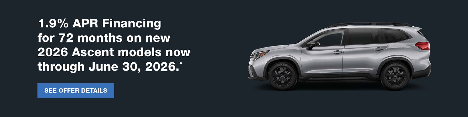 Ascent APR Financing