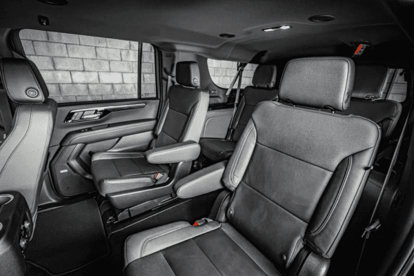 Black Tahoe captain’s chairs