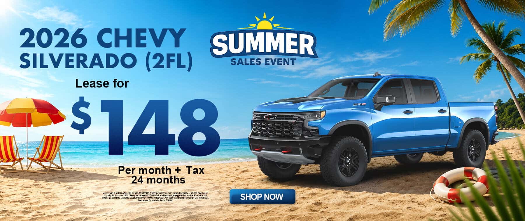 2026 Silverado Lease