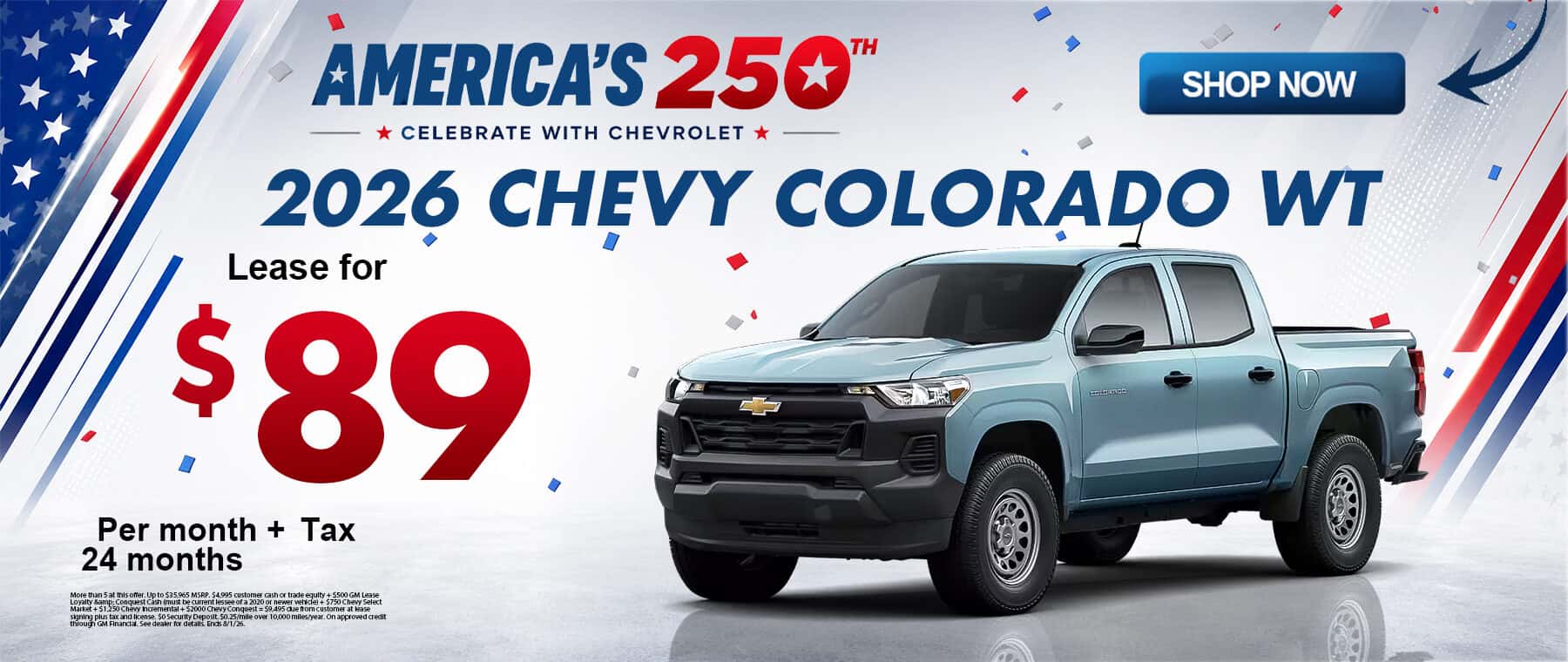 Blue 2026 Colorado WT