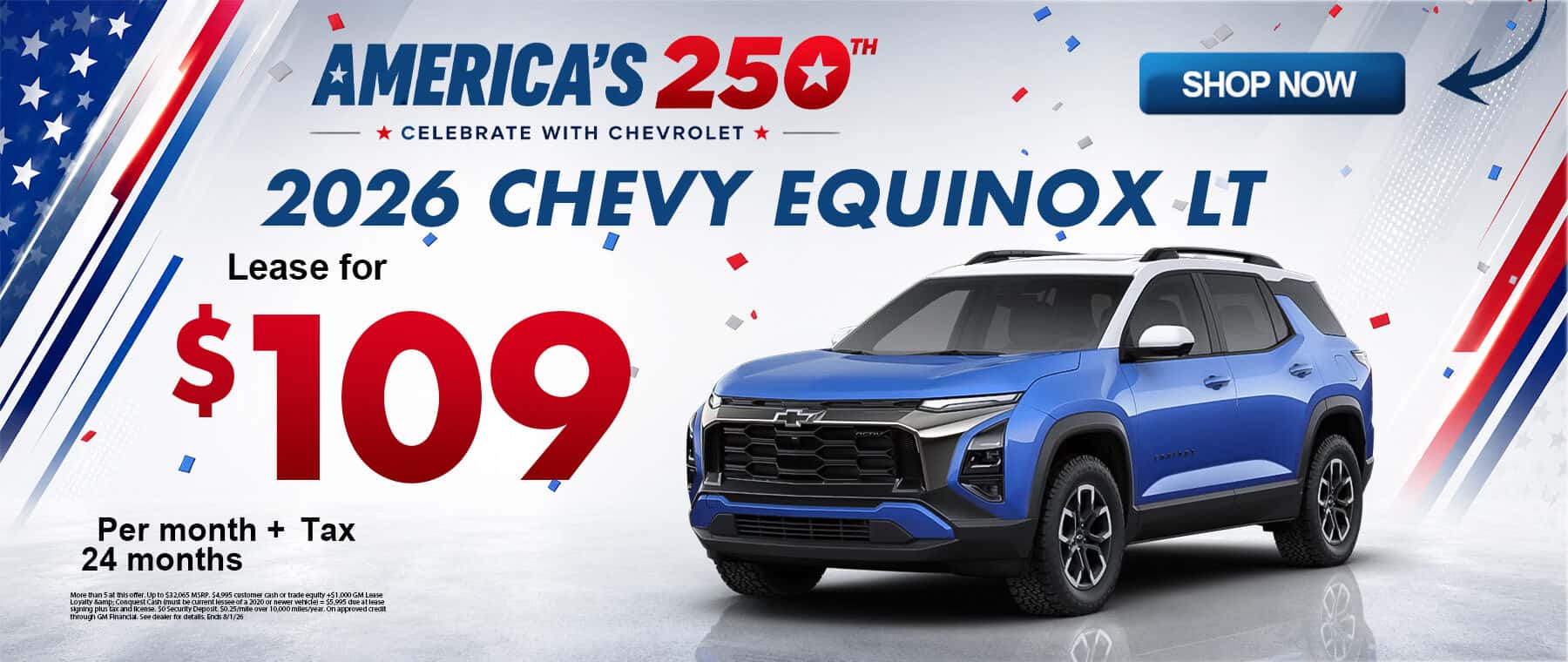 Blue 2026 Equinox LT