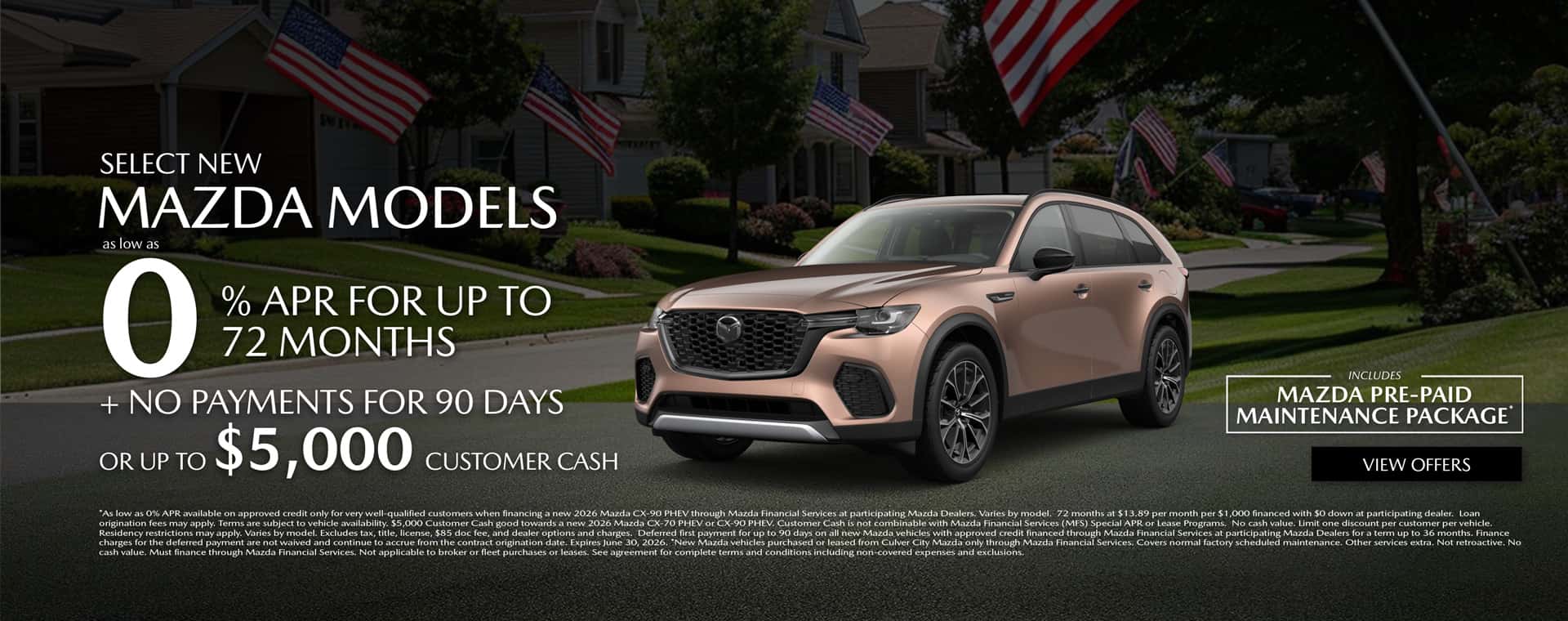 Image showing Special APR Rate at Culver City Mazda