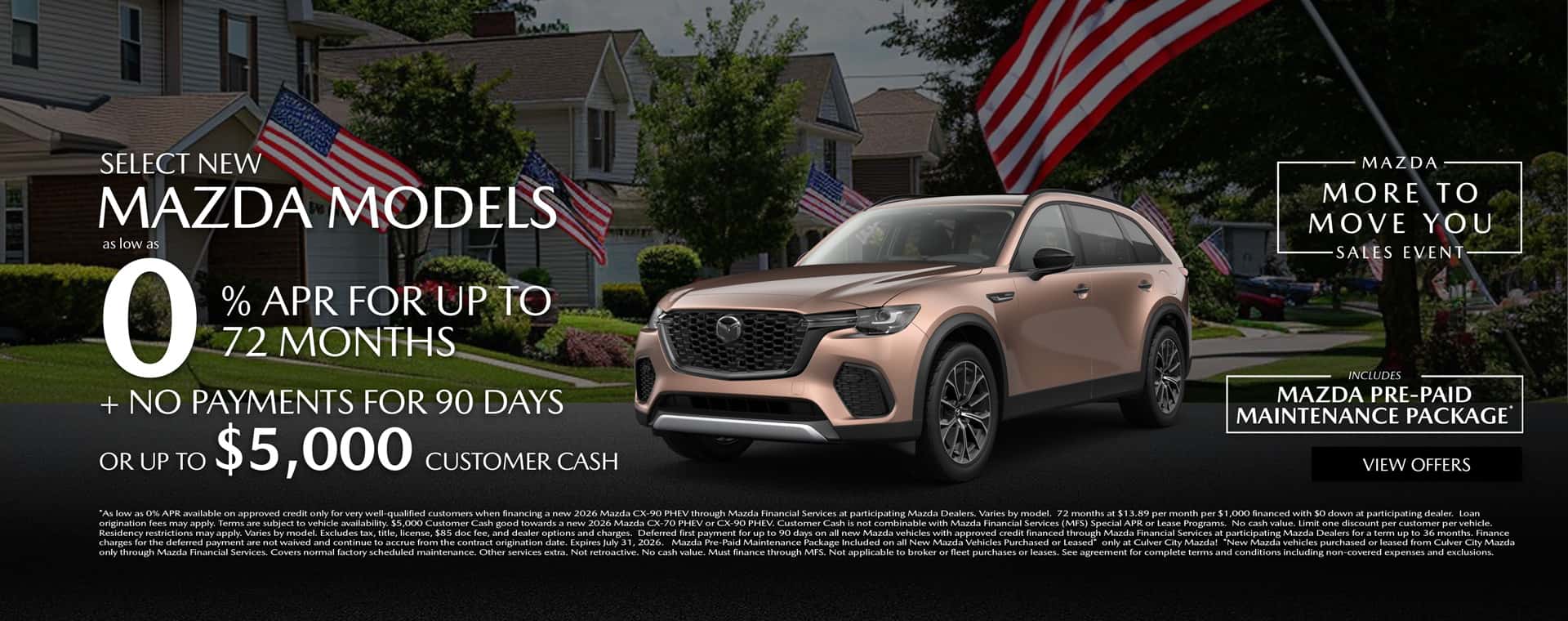 Image showing Special APR Rate at Culver City Mazda