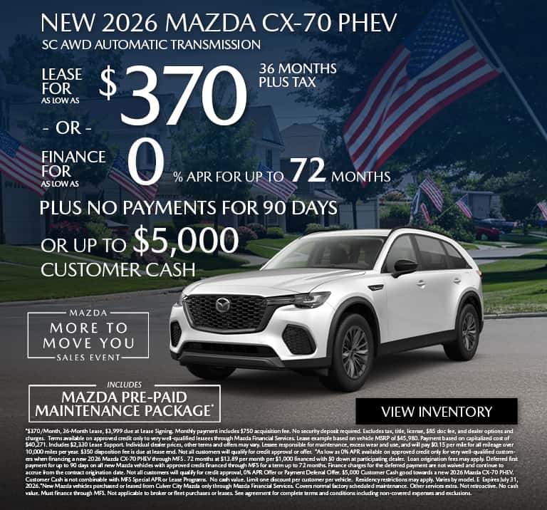 NEW 2026 MAZDA CX-70 PHEV