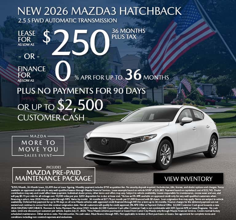 NEW 2026 MAZDA3 Hatchback
