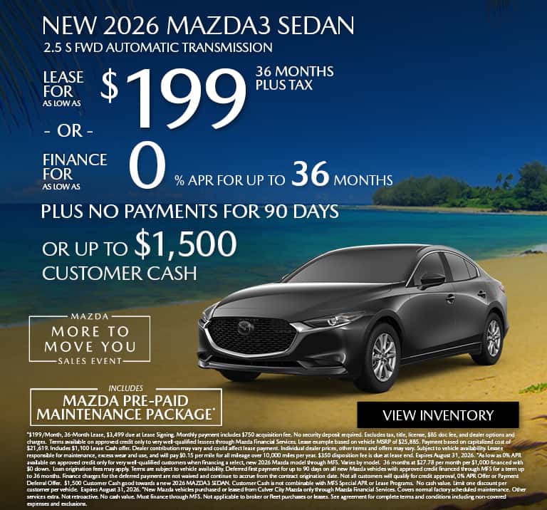 NEW 2026 MAZDA3 SEDAN 