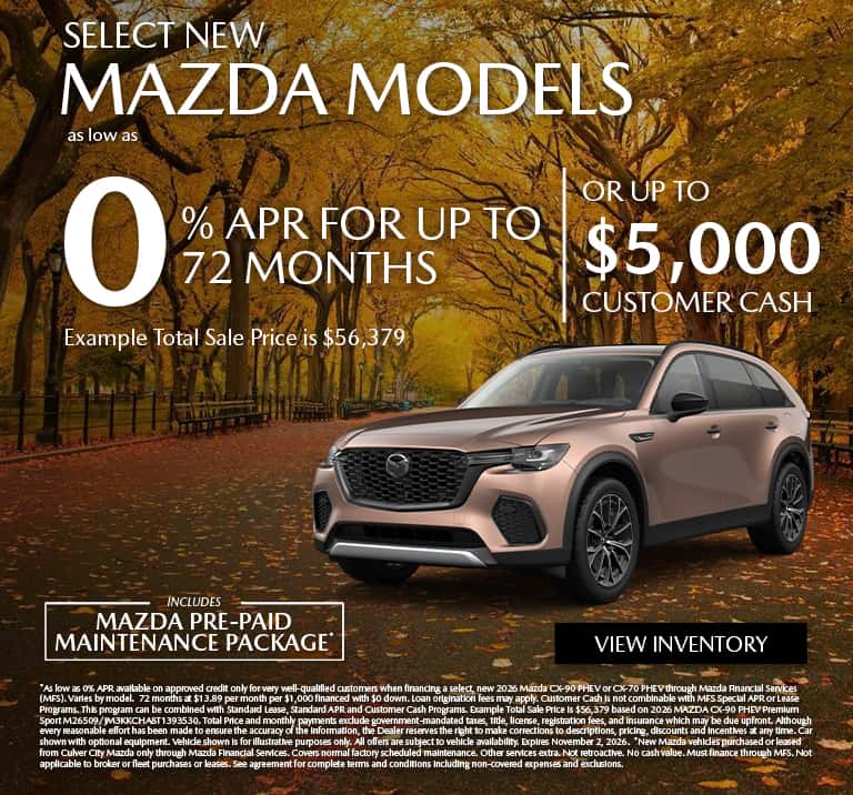 0% APR for up to 72 Months  or up to $5,000 Customer Cash  