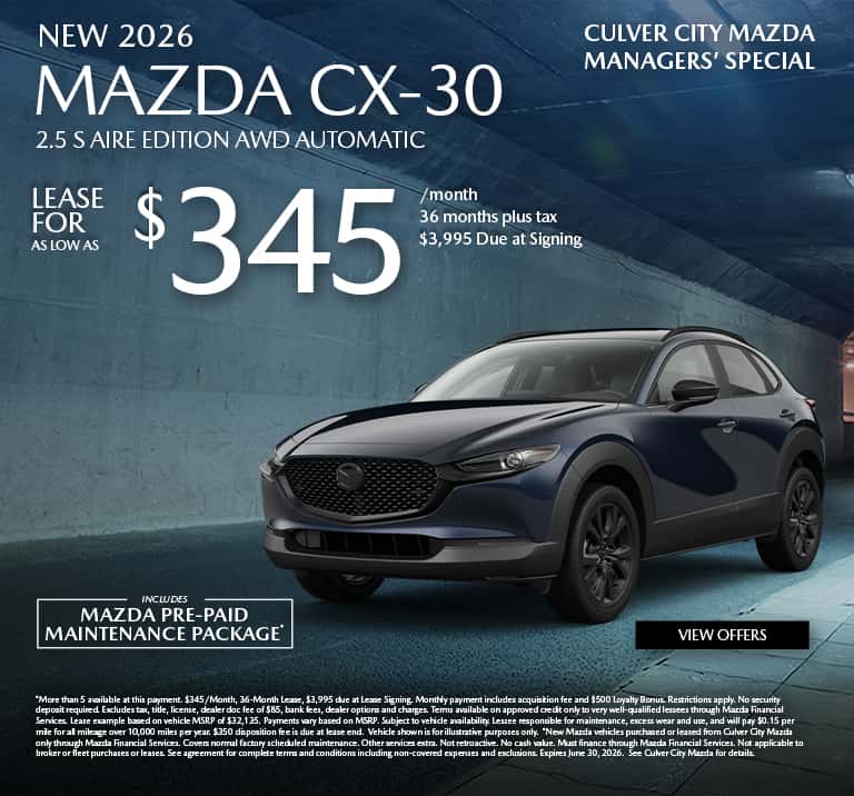 Culver City Mazda Specials | Culver City Mazda
