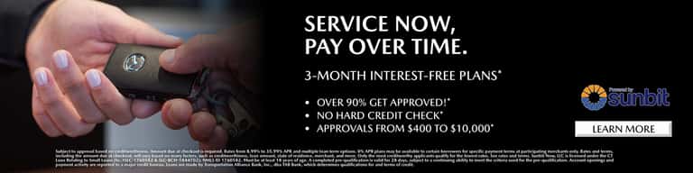 Pay over time with Culver City Mazda Service and Parts financing