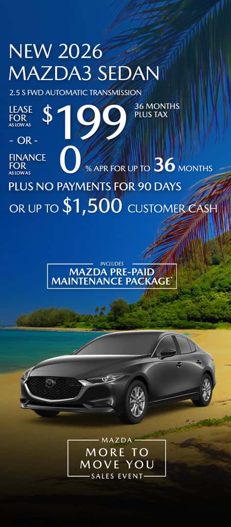 New Mazda3 Sedan For Sale in Culver City | Culver City Mazda