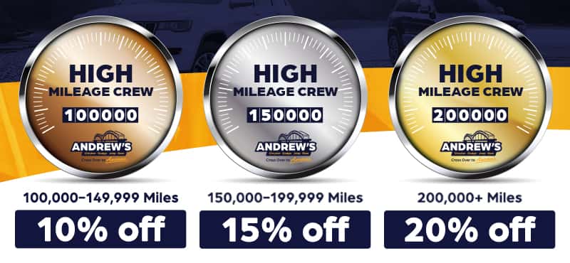 High Mileage Exclusive Discounts