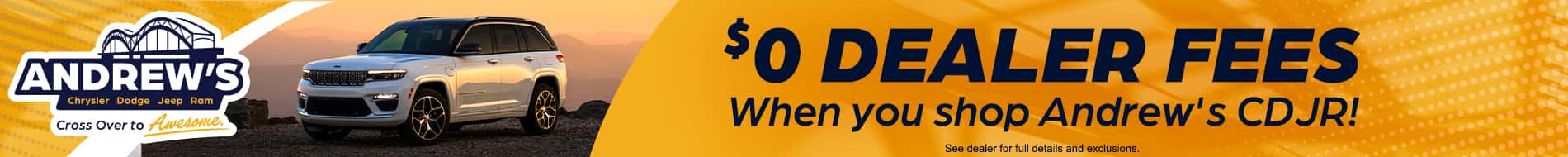 $0 Dealer Fees