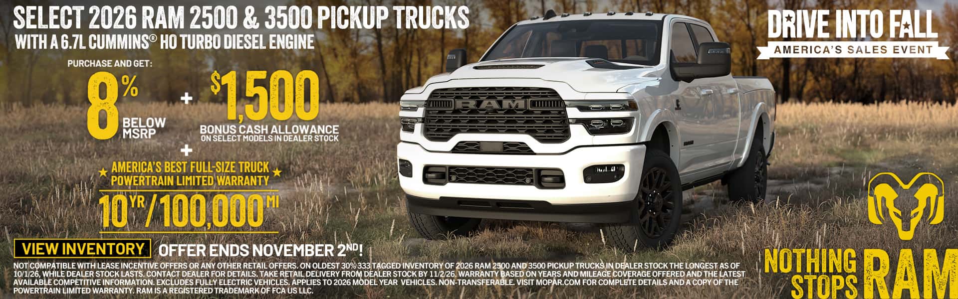 2026 RAM 2500 & 3500 Pickup Trucks