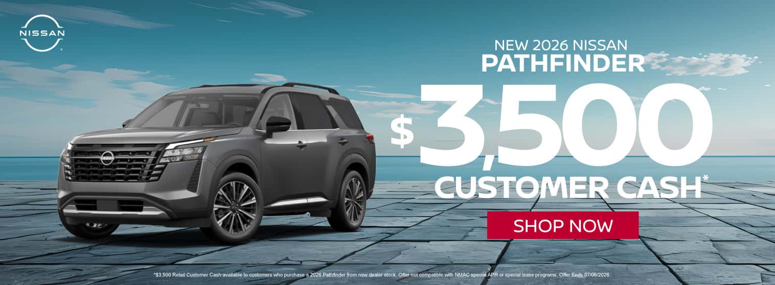 2026 Nissan Pathfinder $3,500 Customer Cash*