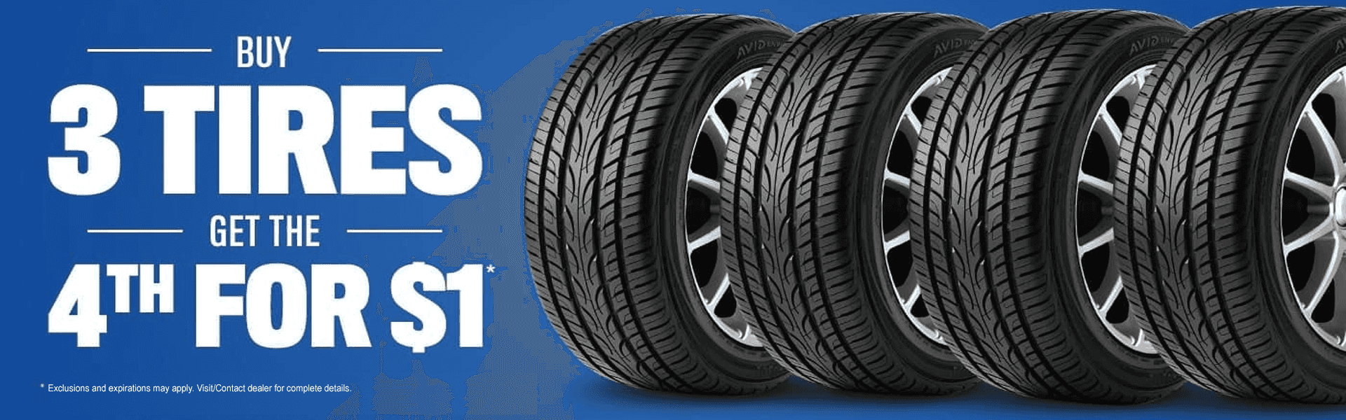 Tires-Buy-3-Get-1