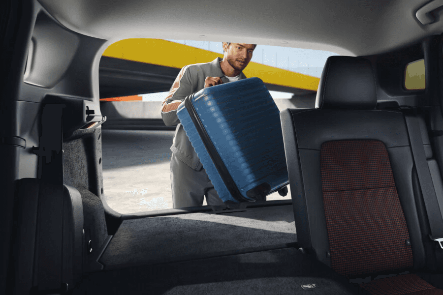 2026 Nissan Kicks Maximum Cargo Space 2026 Nissan Kicks cargo area with the rear seats folded