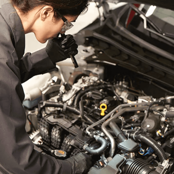 Nissan Multi-Point Vehicle Inspection Nissan multi-point inspection checking tires steering and suspension components