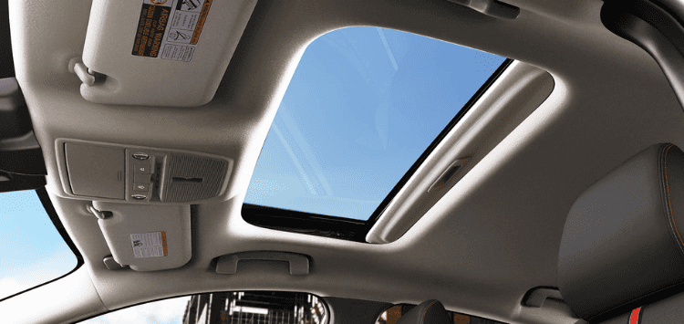 2026 Nissan Sentra Moonroof 2026 Nissan Sentra interior showing available moonroof