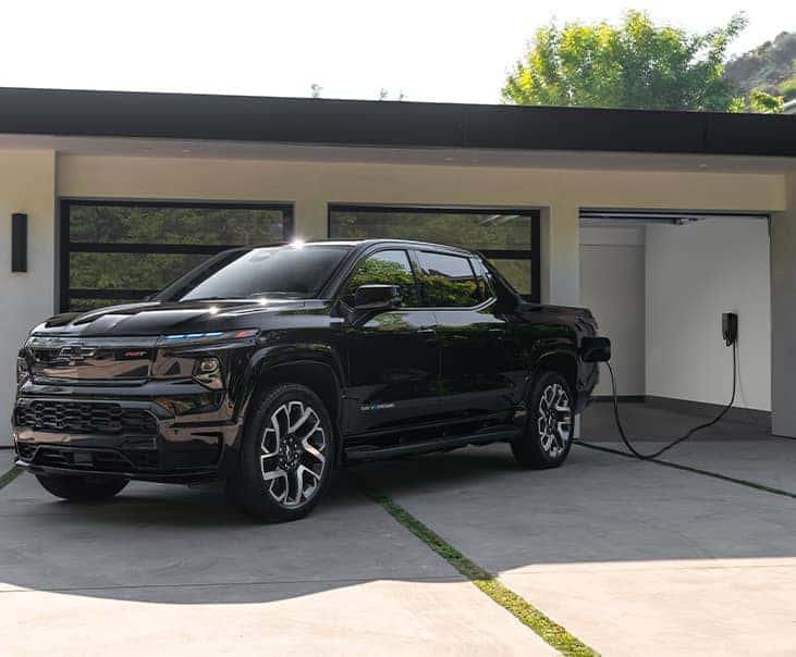 How to prepare your home for your new Electric Vehicle at Delaney Chevrolet of Indiana in Indiana, PA | 2024 Chevrolet Silverado EV charging at home garage