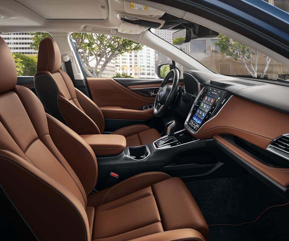 2025 Subaru Legacy at Delaney Subaru in Indiana, PA | Brown Leather Interior of the Subaru Legacy