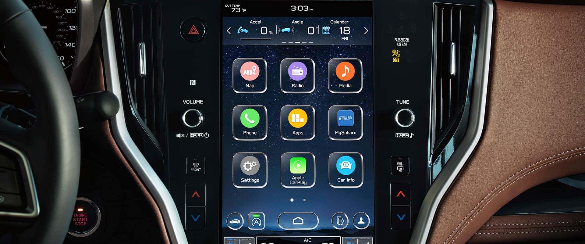 2025 Subaru Legacy at Delaney Subaru in Indiana, PA | Infotainment System Inside of the Subaru Legacy