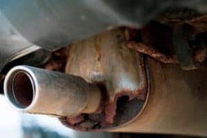 Rusty muffler