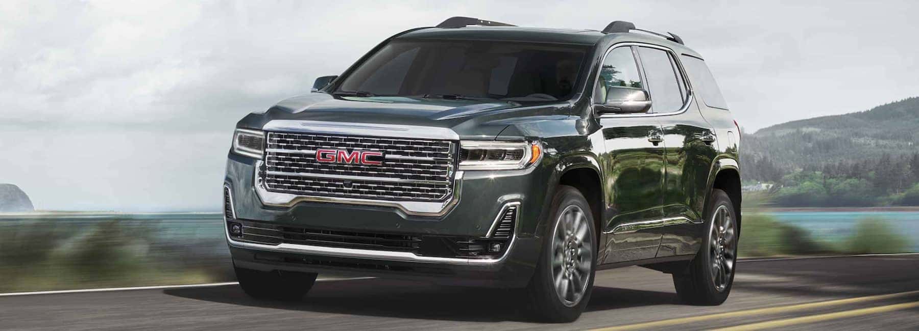 2023-GMC-Acadia-driving-down-road