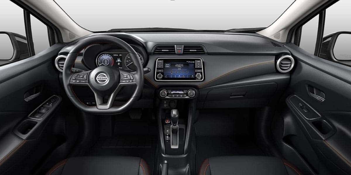 The 2021 Nissan Versa boast a classy mature interio