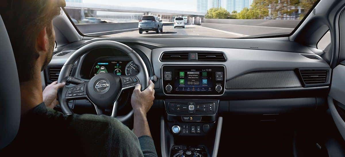 All Leaf models come with the same 8.0-inch infotainment display with Apple CarPlay and Android