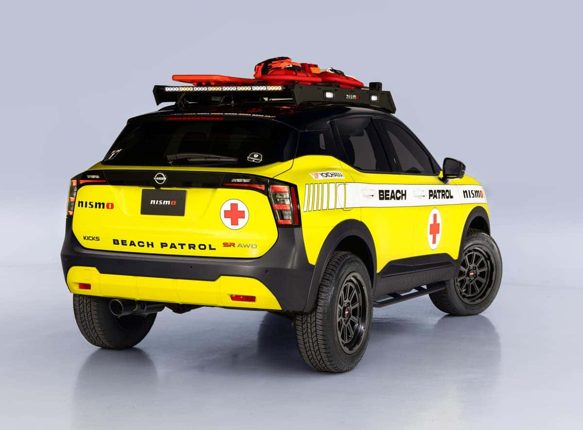 Nissan Kicks Beach Patrol rear