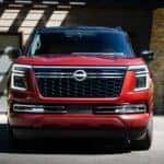 2025 Nissan Armada Platinum Reserve Front Grille View