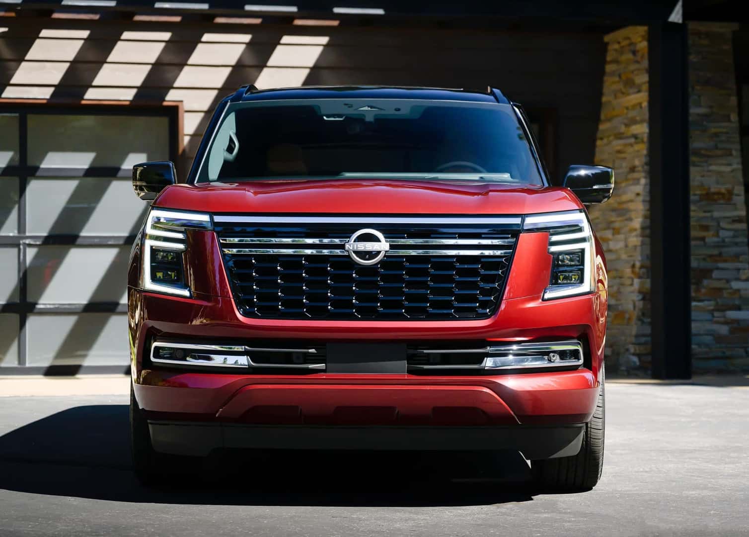 2025 Nissan Armada Platinum Reserve Front Grille View