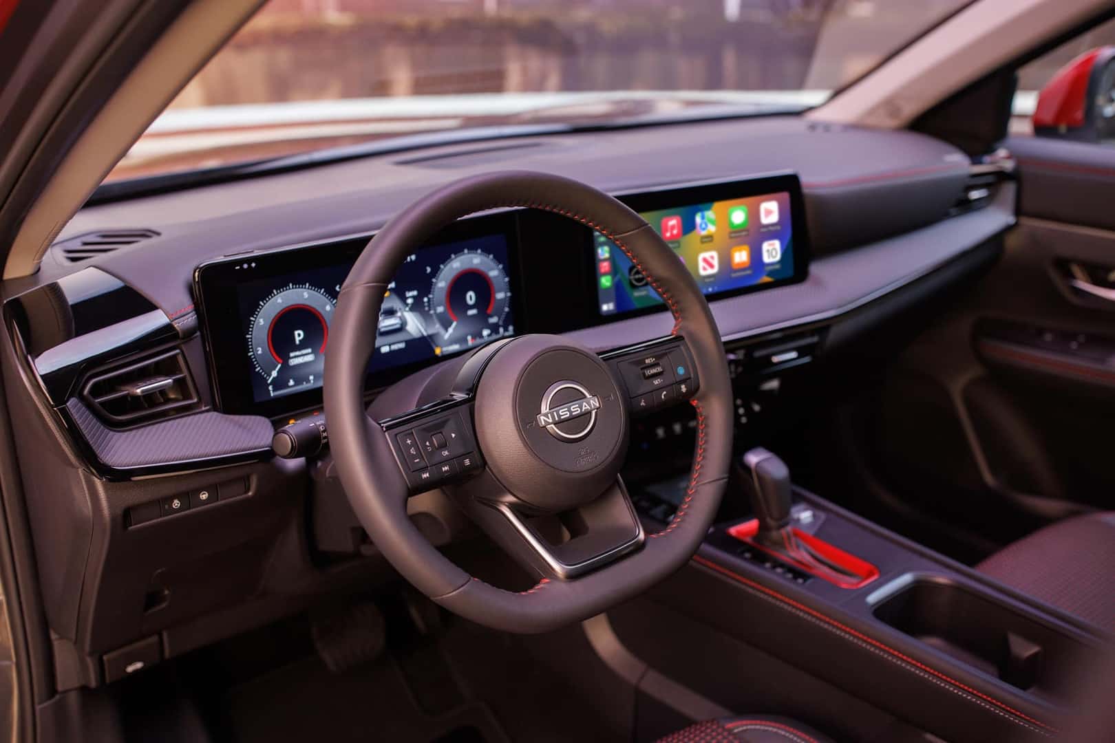 2025 Nissan Kicks Front Dash and Infotainment