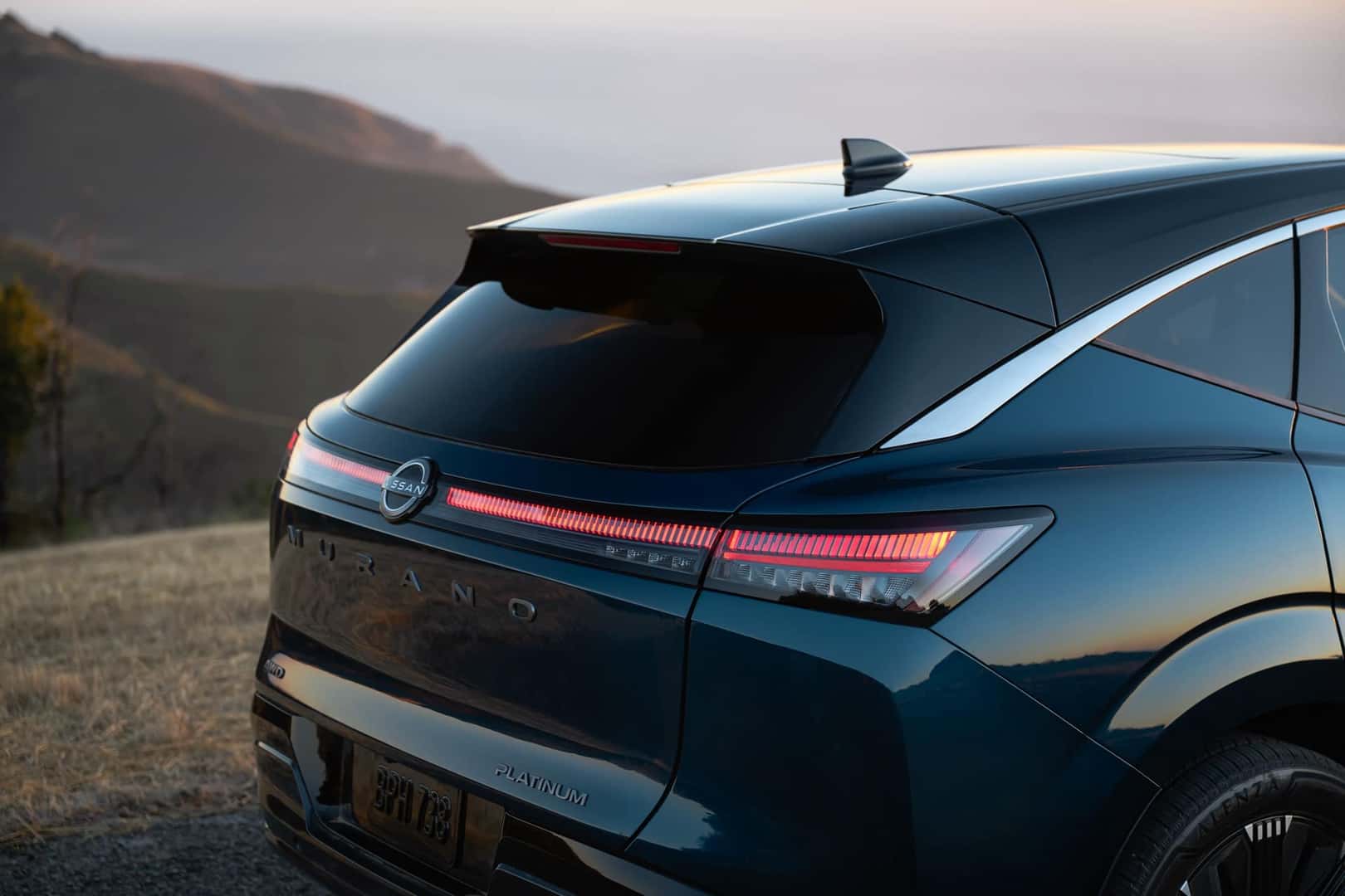 2025 Nissan Murano Super Black rear view