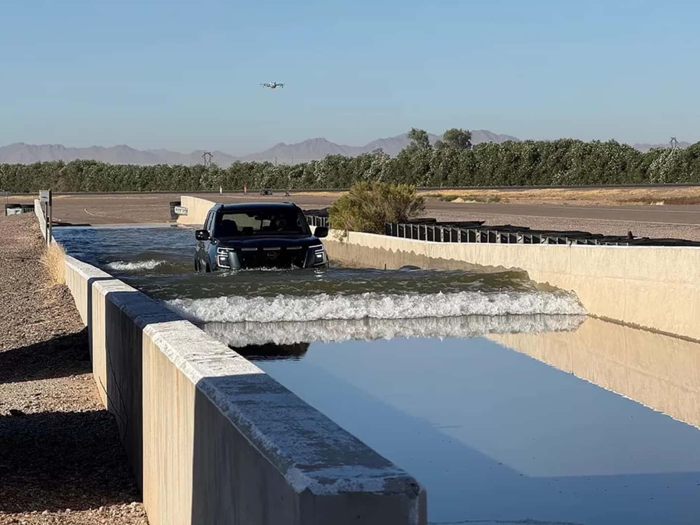 2025 Nissan Armada PRO-4X water testing