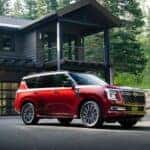 The New And Improved 2025 Nissan Armada (Platinum Reserve Trim) Parked Outside Of The Magnificent Manor
