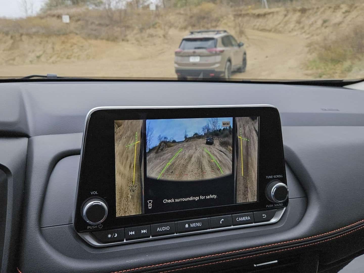 The Nissan Rogue's Off-Road Camera In Use For Your Safety And Leisure