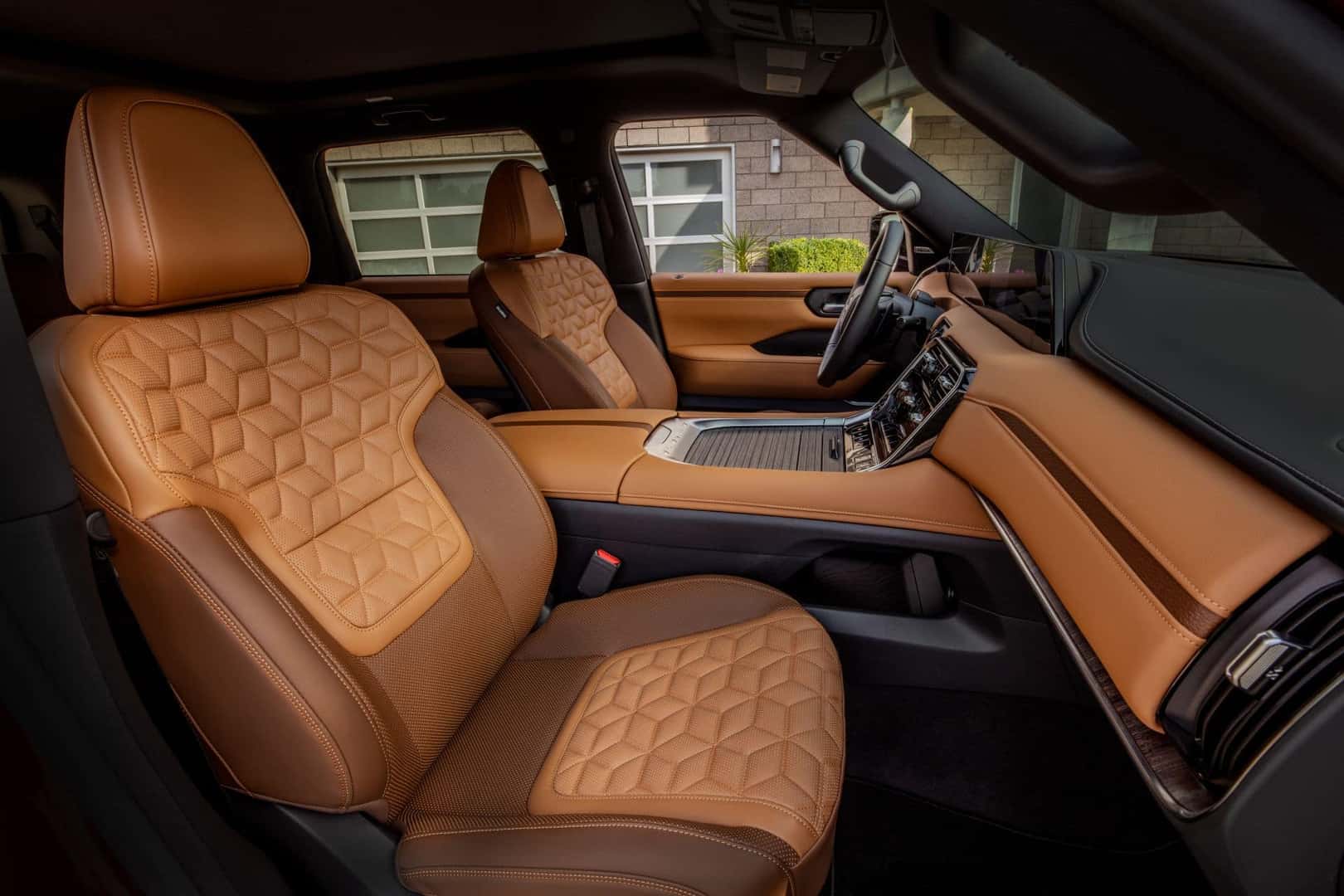 The Front Passenger Seats OF The Upgrade Nissan Armada
