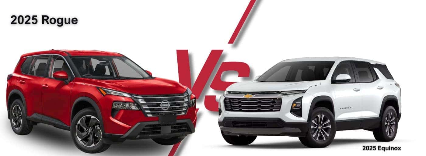 2025 Nissan Rogue vs the Chevrolet Equinox